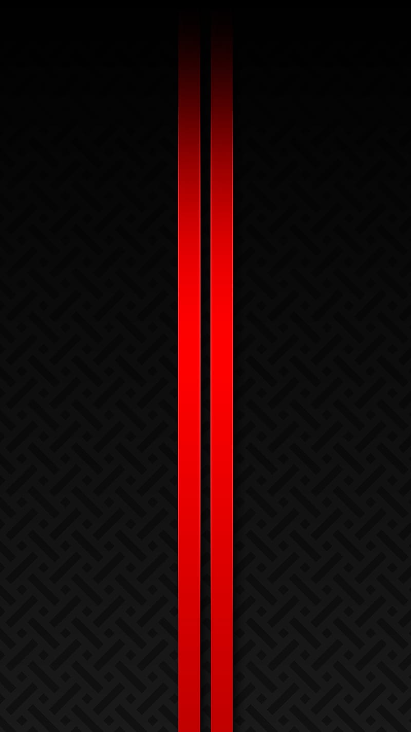 Abstract Black & Red, camera, dot, lines, lockscreen, notch, simple, HD ...