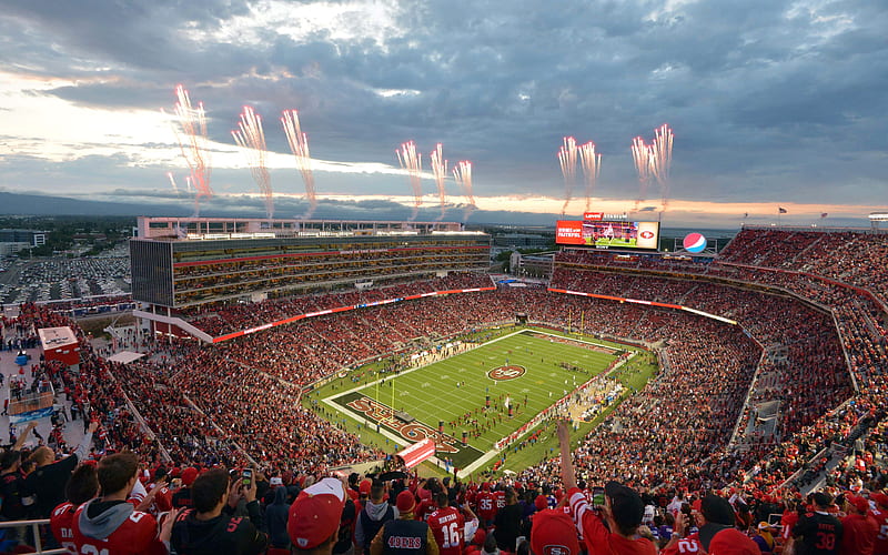 Levis Stadium NFL, football stadium, San Francisco 49ers, Santa Clara,  California, HD wallpaper