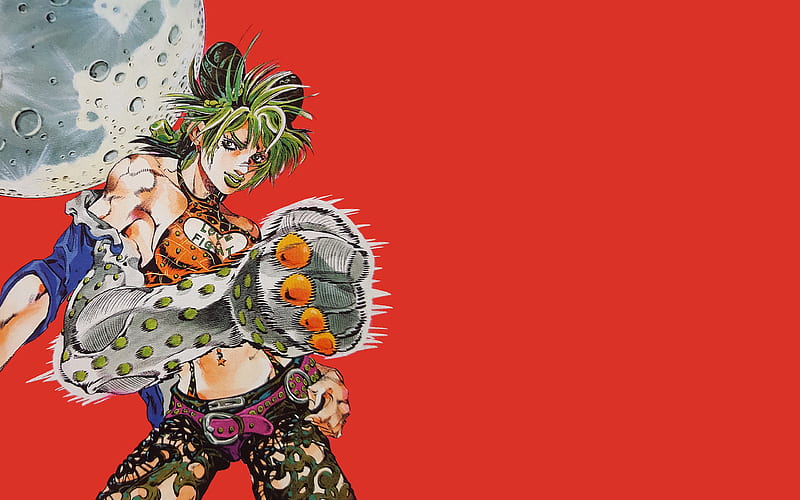 Jolyne Jojonium, jojo, part6, anime, HD wallpaper