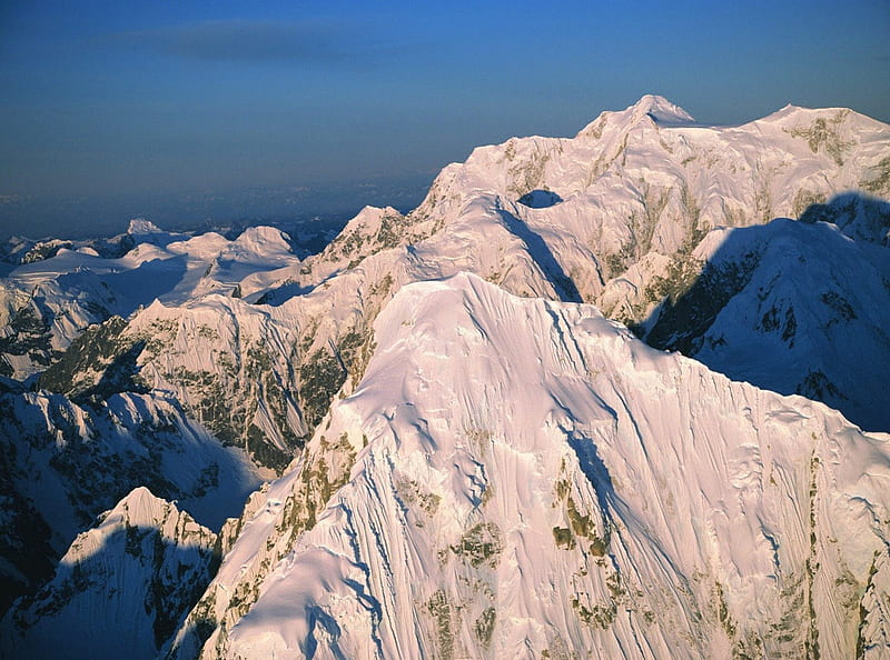 Birds Eye View of Alaska, nature, alaska, landscape, mountains, HD wallpaper