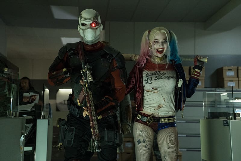 Will Smith, Movie, Harley Quinn, Deadshot, Suicide Squad, Margot Robbie, HD wallpaper