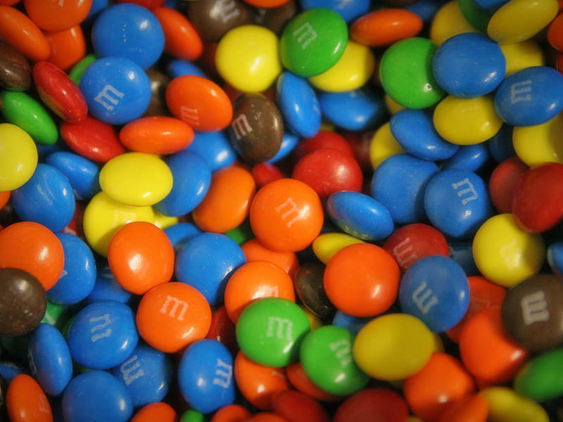 Tasty and Sweet - M&M's, colorful, colourful, food, appetite, comestible, sweet, round, craving, m and m, tasty, HD wallpaper