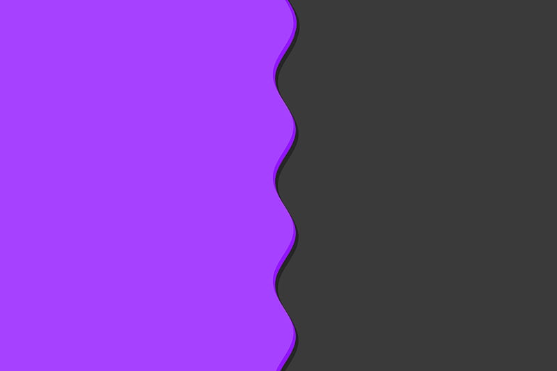 MBE Wavy , black, flat, gray, purple, wave, HD wallpaper