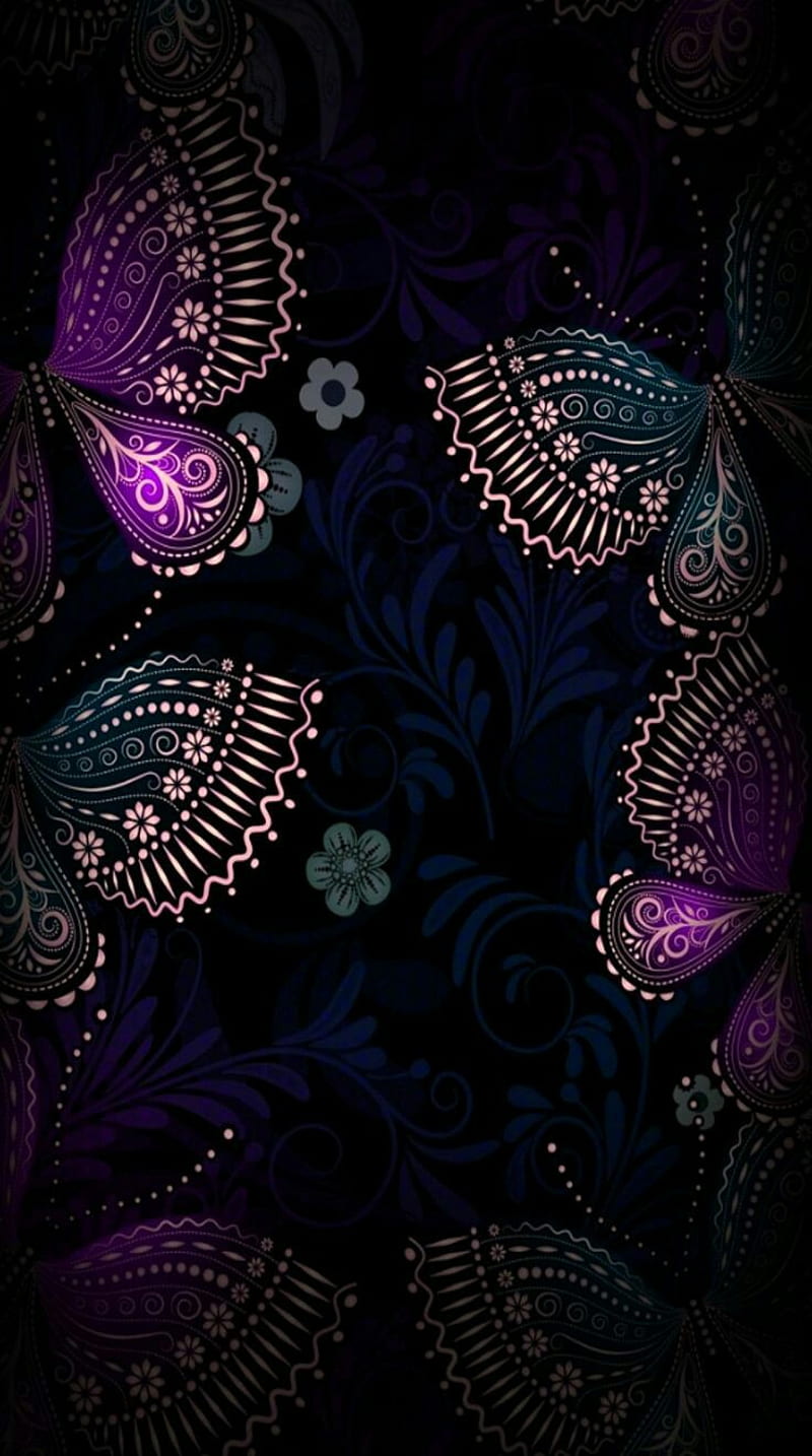Butterfly Paper, desenho, draw, drawing, drawings, lace, purple, HD phone wallpaper