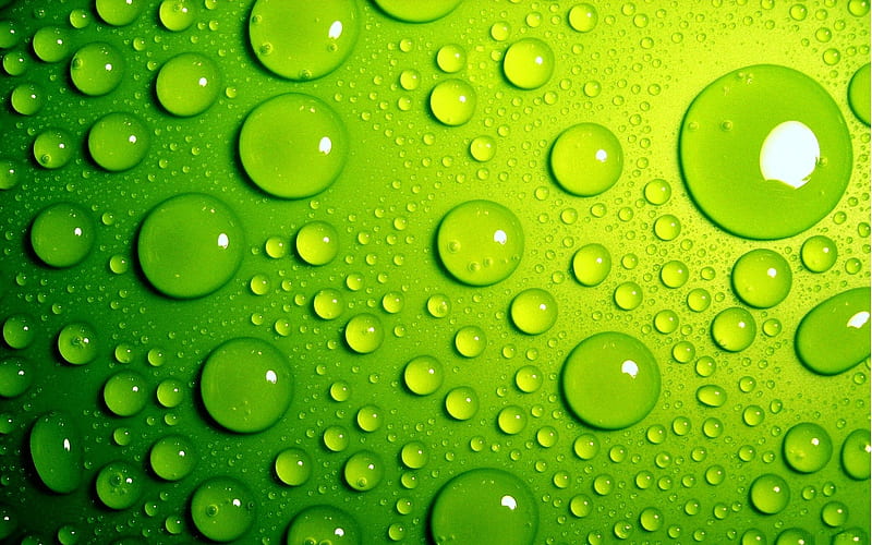 green bubbles-Creative design, HD wallpaper