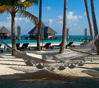 Relax......, Ocean, Relax, Maldives, Hut, HD wallpaper | Peakpx