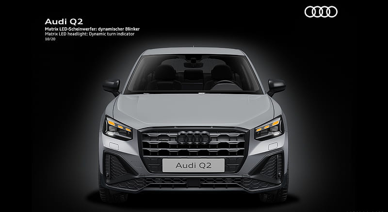 2021 Audi Q2 - Matrix LED headlight: Dynamic turn indicator , car, HD wallpaper