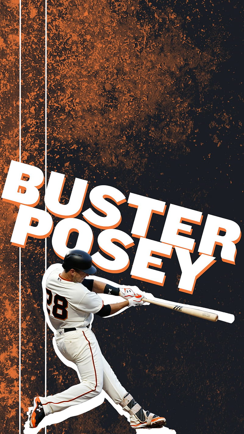 Download Buster Posey Back View Wallpaper