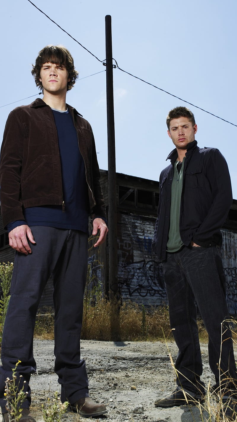 Dean And Sam, dean winchester, jared padalecki, jensen ackles, supernatural, HD phone wallpaper