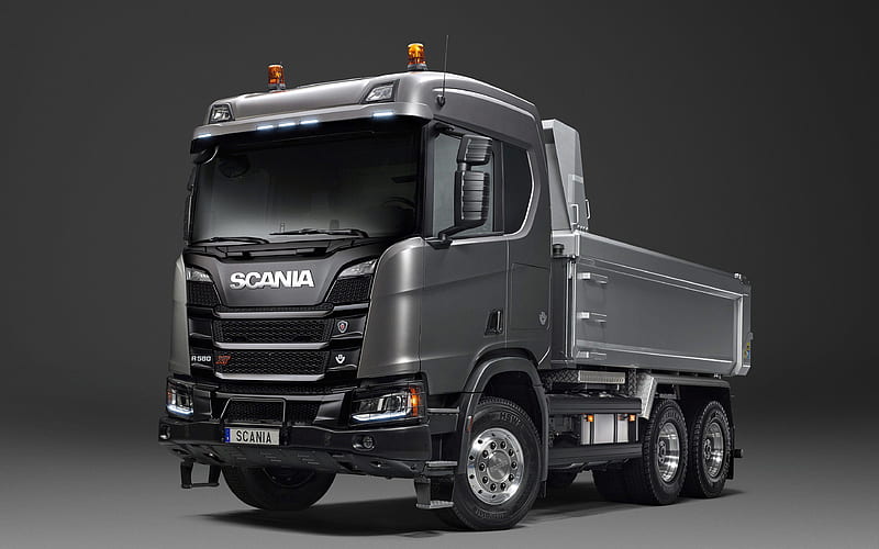 Scania R580 XT 2017 truck, Scania R580, 6x4, tipper, trucks, Scania, HD wallpaper