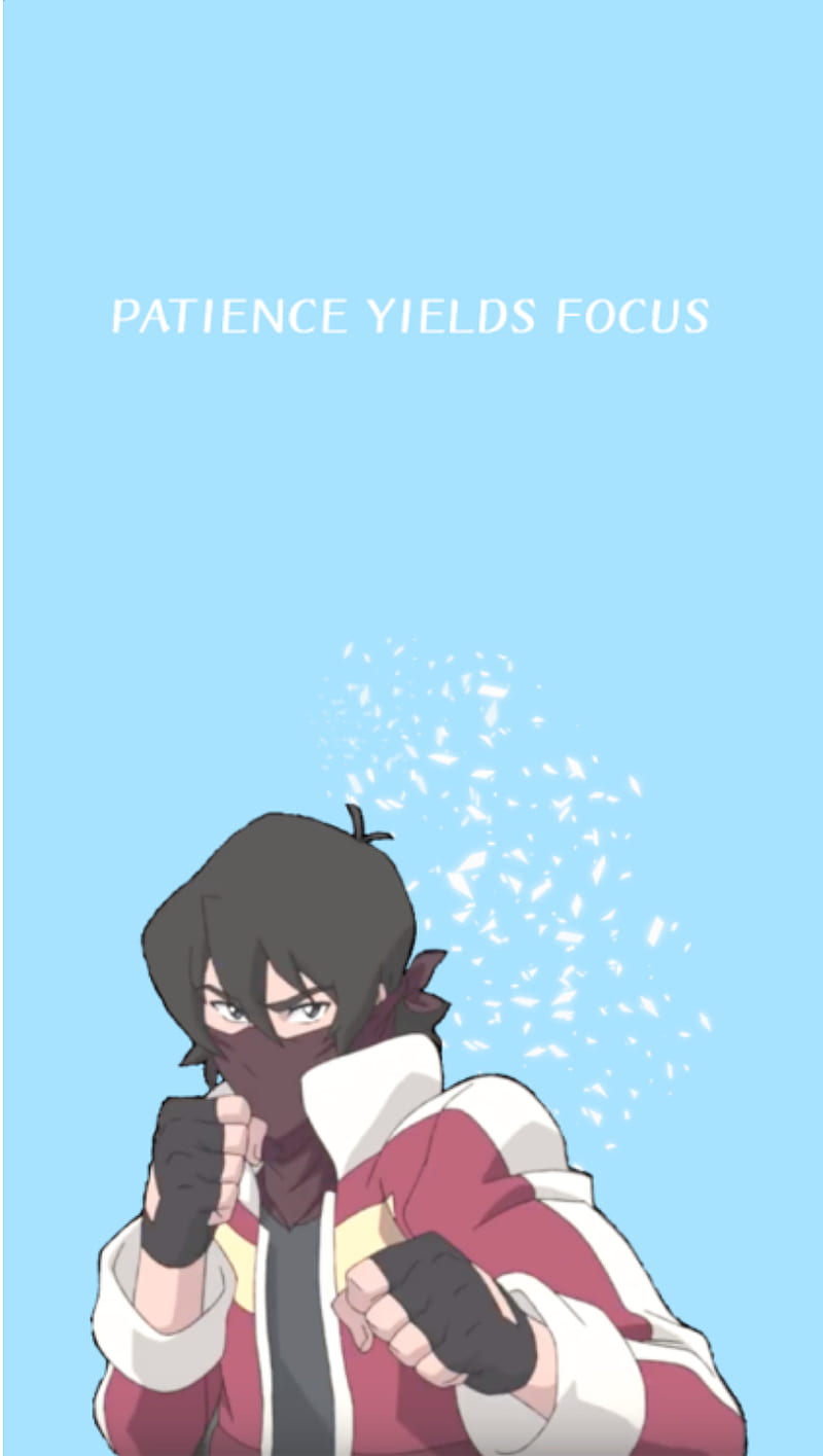 Keith Voltron, blue, focus, paladin, patience, red, saying, yields, HD phone wallpaper