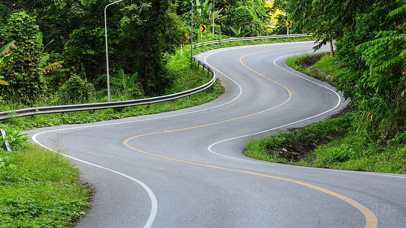 Winding Road, curves, highway, twist and turns, lost, road, Firefox Persona  theme, HD wallpaper | Peakpx