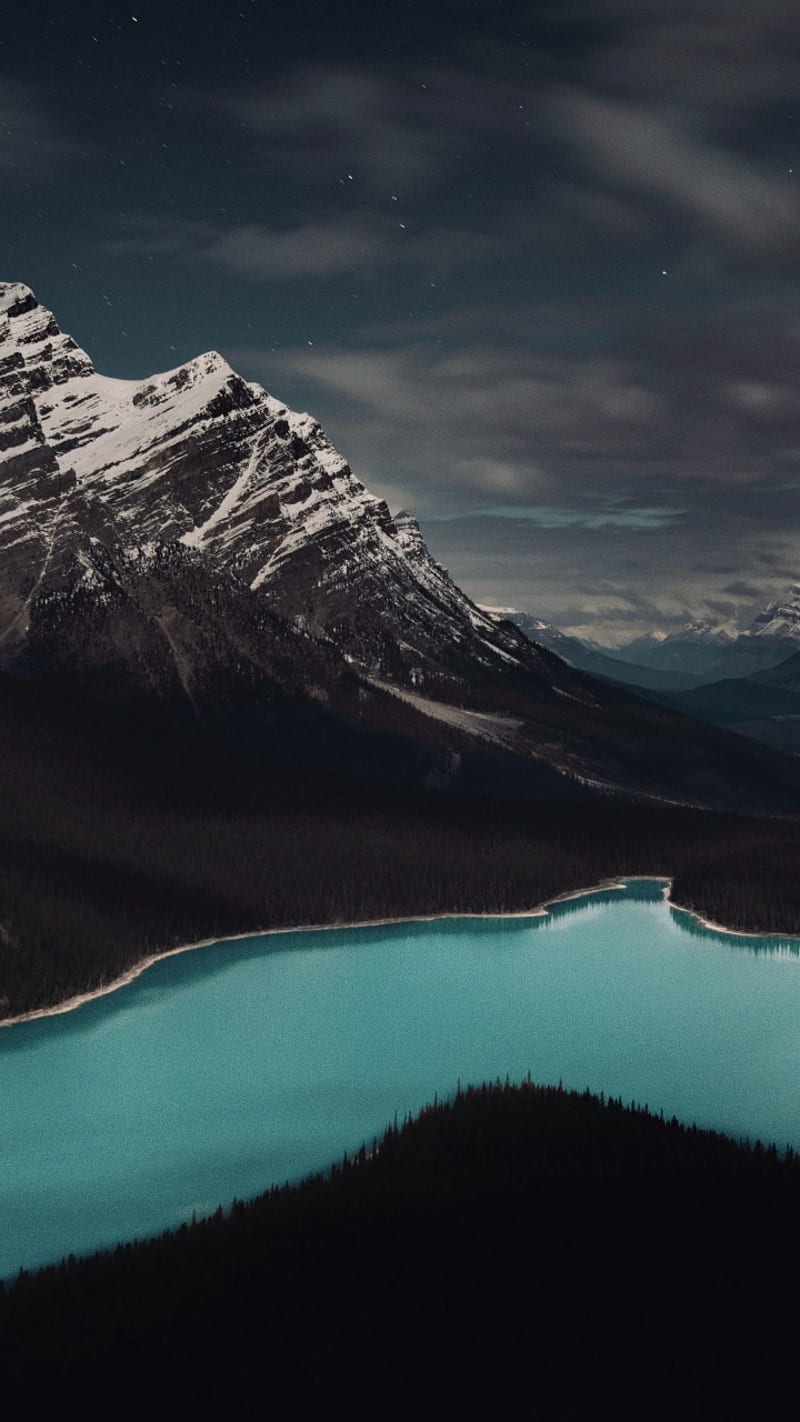 Lake Canada Full, landscape, mountain, nature, HD phone wallpaper