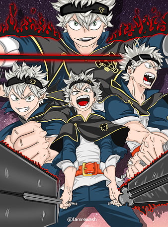 Asta, angry, anime, aweosome, badass, blackbulls, blackclover