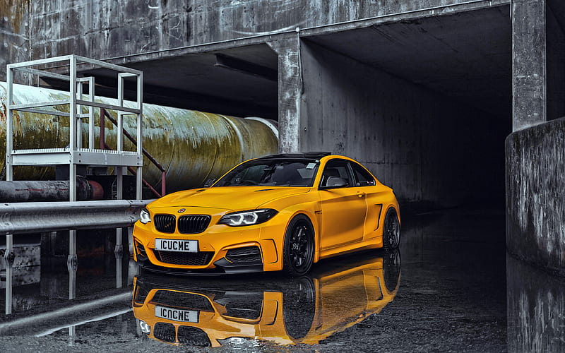 BMW 2-series MH2 400, rain, tuning, 2019 cars, BMW M235i, Manhart MH2 400 WB, F22, MANHART Performance, german cars, BMW, HD wallpaper