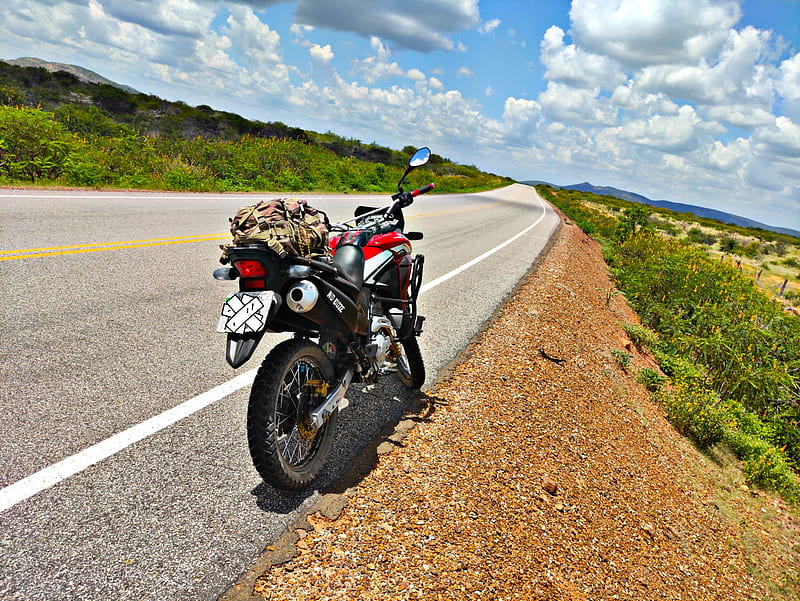 Xre 300, motor, motorcycle, road estrada, HD wallpaper