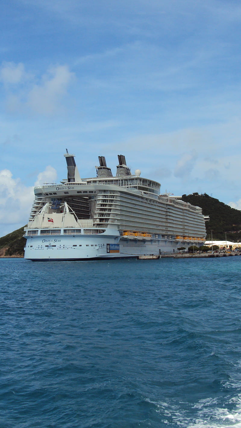 Oasis of the Seas, carribean, cruise ship, ocean, ship, HD phone wallpaper