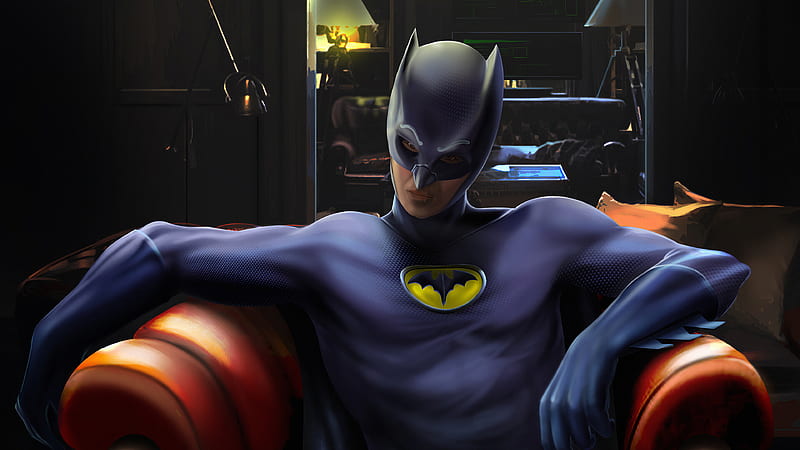 Batman Sitting, batman, superheroes, digital-art, artwork, artstation, HD  wallpaper | Peakpx