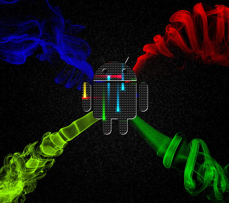 Revamped Nexus, android, colorfull, logo, smoke, HD wallpaper | Peakpx