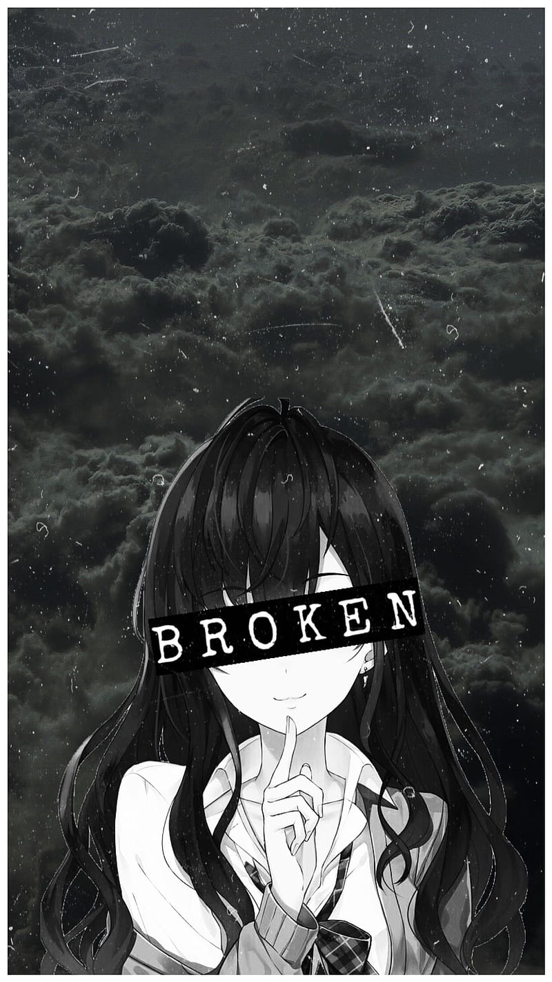 Uwu Girl, Broken Anime Girl, HD phone wallpaper | Peakpx