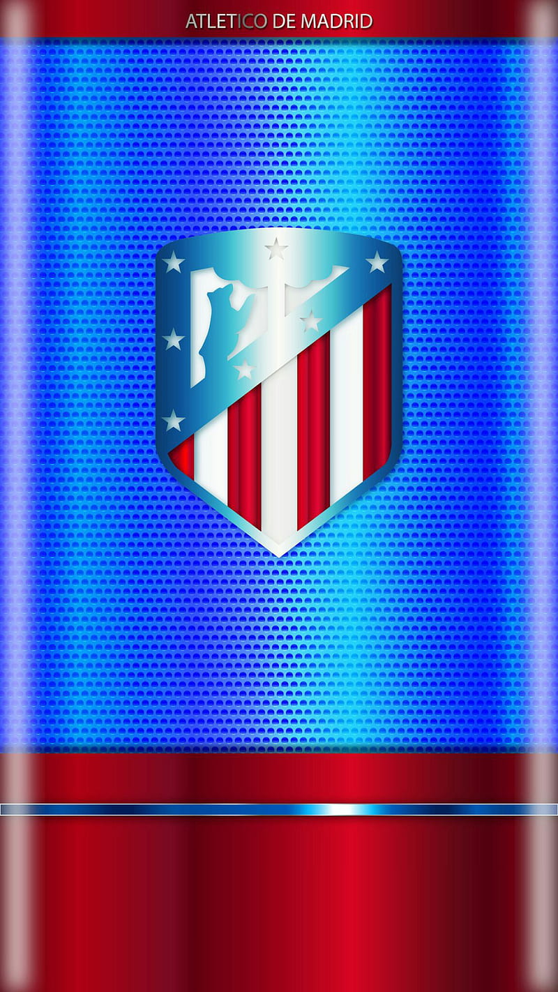 Atletico, edge, fc, football, logo, madrid, soccer, HD phone wallpaper