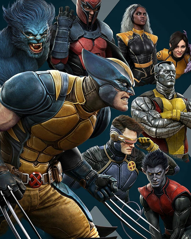 X-Men, cyclops, heroes, hombres x, marvel, mutants, stan lee, wolverine, HD phone wallpaper