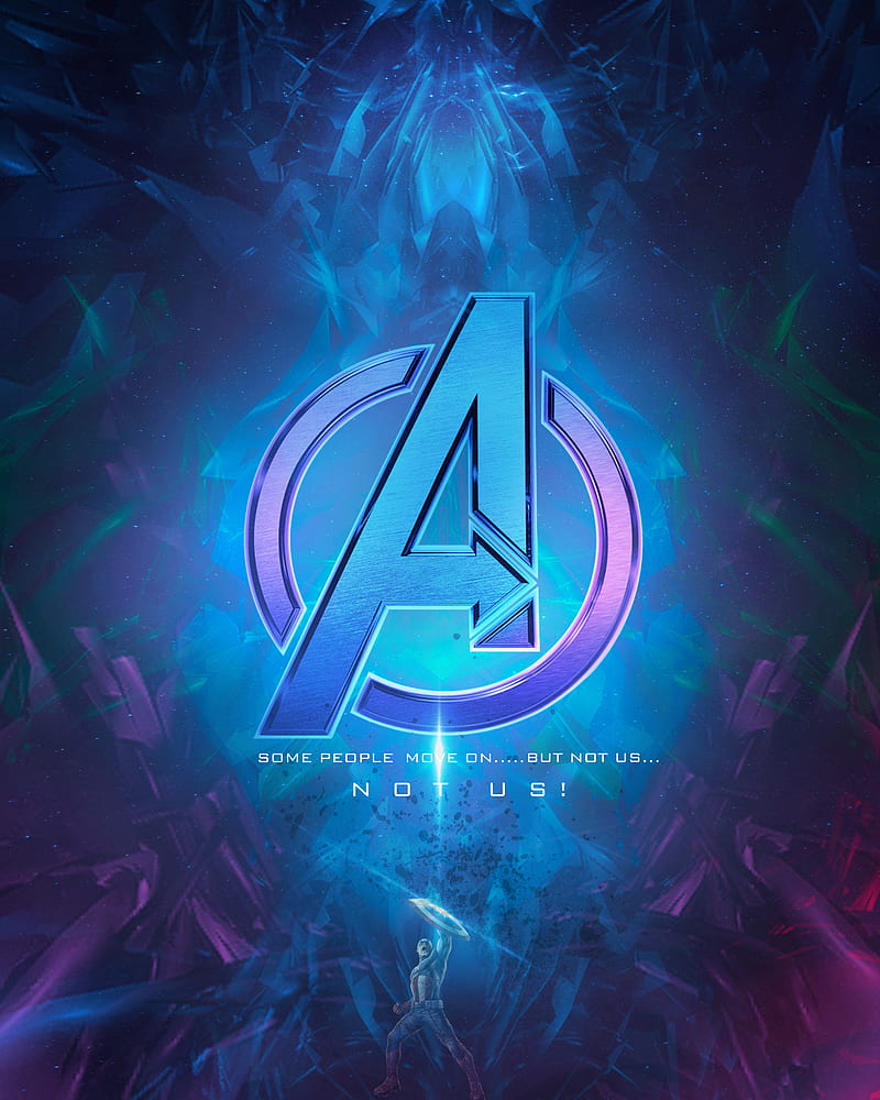Avengers Logo Neon, avengers assemble, marvel, HD phone wallpaper