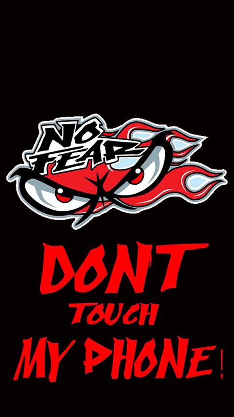 No fear, dont touch, HD phone wallpaper