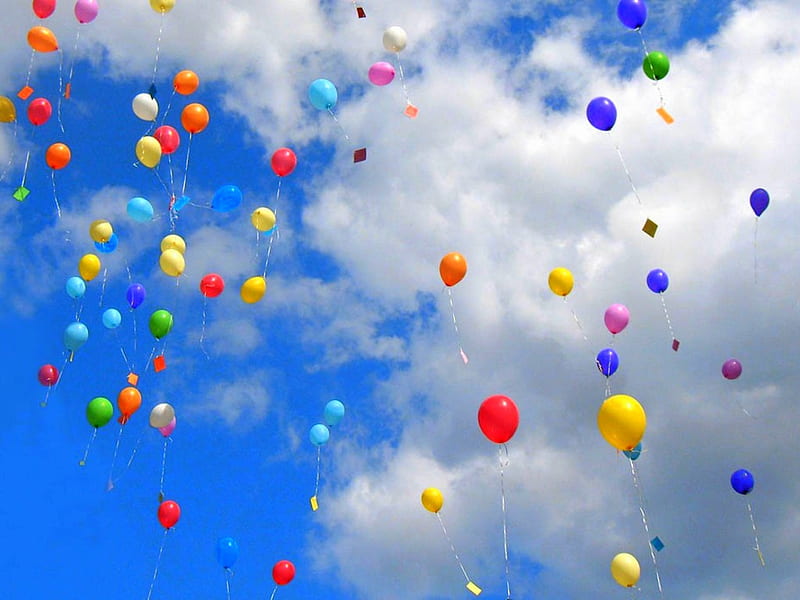 Compartir 80+ imagen globos al cielo feliz cumpleaños 