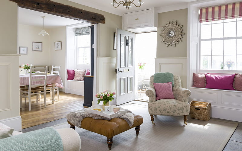 Modern interior design, living room, English style, stylish interior,  kitchen, HD wallpaper | Peakpx