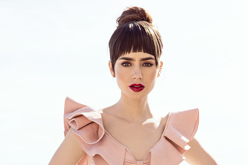 Lily Collins W Magazine, lily-collins, girls, celebrities, model, HD wallpaper