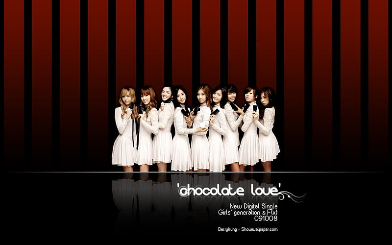 Girls' Generation Chocolate Love, girls generation, snsd, chocolate love, kpop, HD wallpaper
