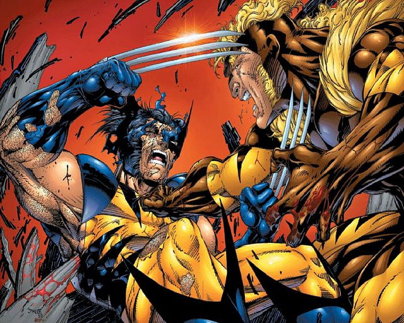 Wolverine vs Sabretooth, Victor Creed, Claws, Logan, Marvel, HD wallpaper