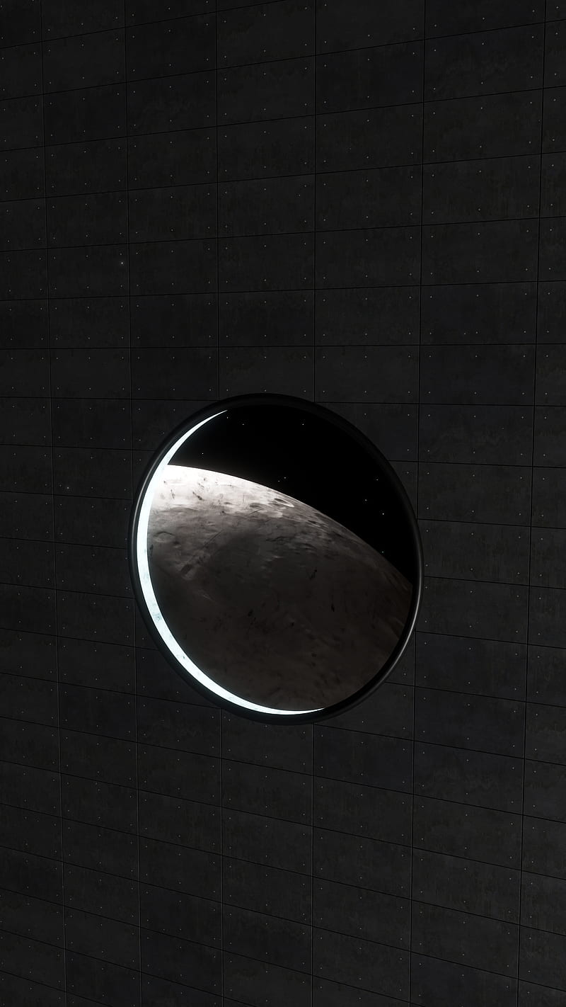LookOut, Bertil, asteroid, black, blue, cosmos, craters, dark, fi, glass, green, hole, metal, moon, oled, planet, planetoid, sci, scifi, space, station, universe, window, HD phone wallpaper