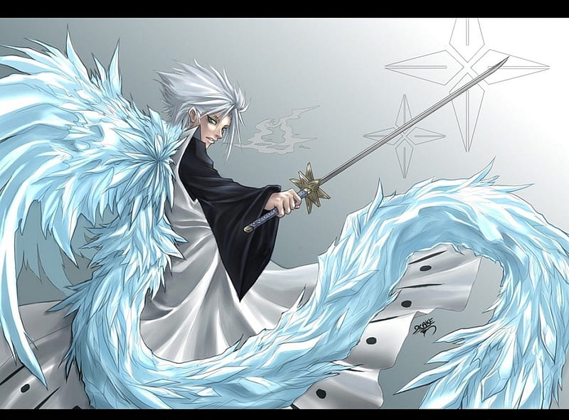 bleach wallpaper hitsugaya bankai