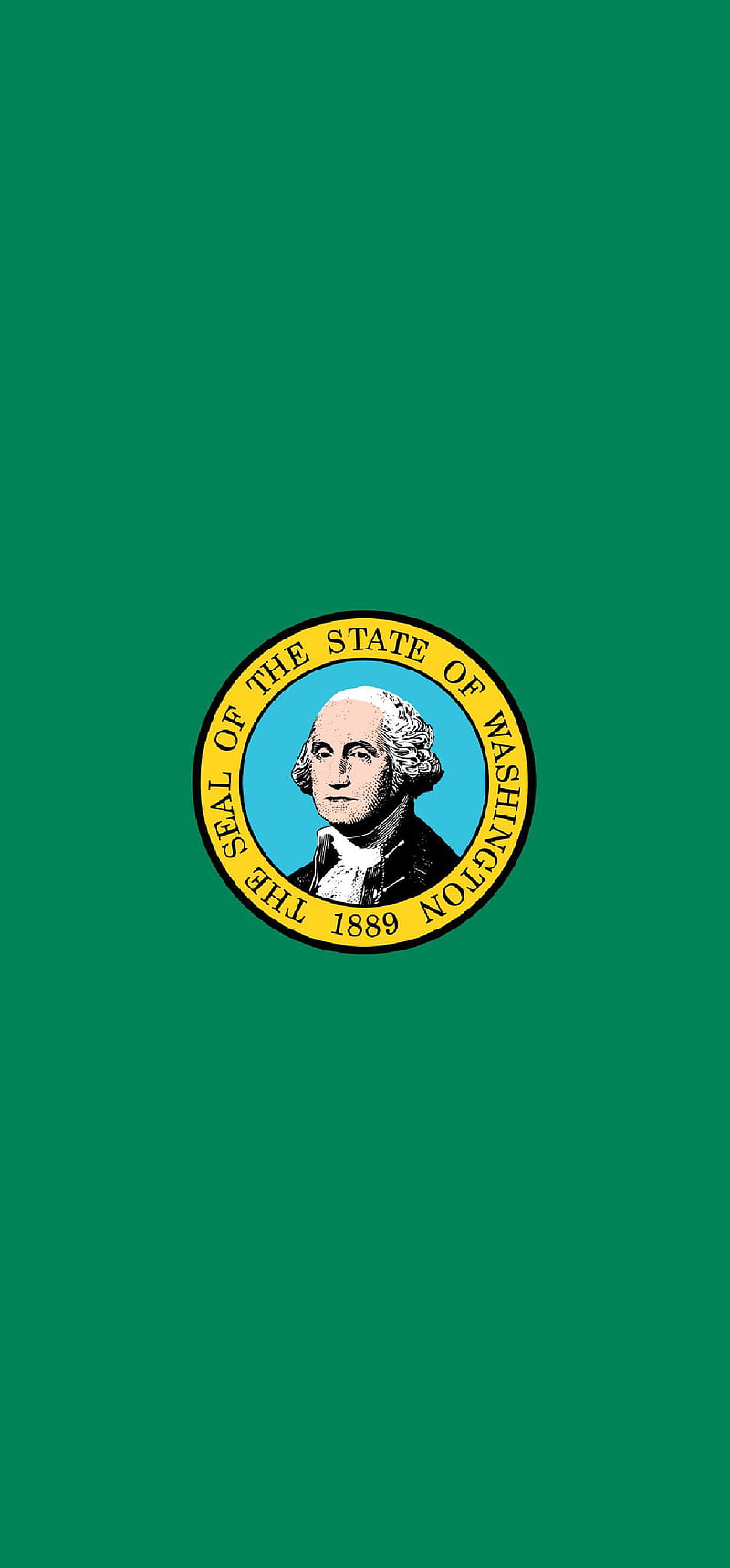 Washington State, united states, pacific, state flag, seattle, renton, gloomy, rainy, pacific northwest, HD phone wallpaper
