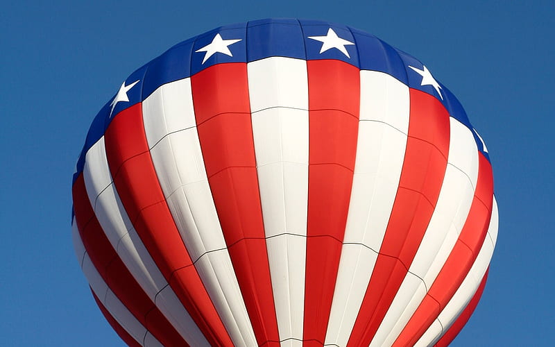 Hot air balloons of USA Team, HD wallpaper