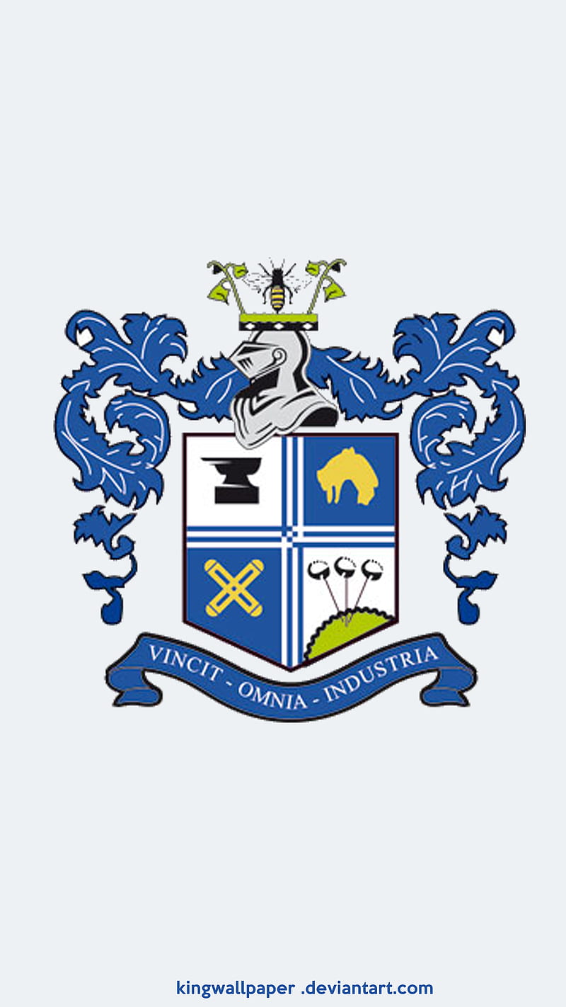 Bury FC, bury football club, emblem, logo, soccer, HD phone wallpaper