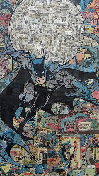 Angry Batman Vintage Comics Art Wallpapers - DC Wallpapers HD