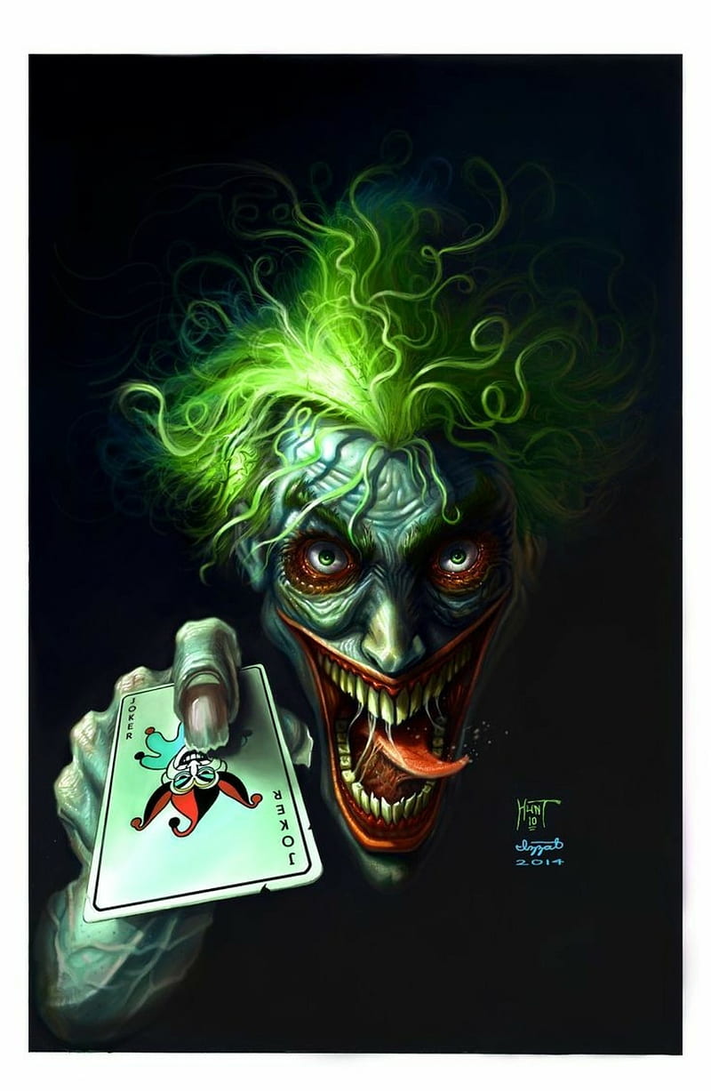 Joker , cartoon, cartoons, comics, HD phone wallpaper
