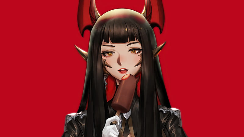 Demon Girl Anime Wallpapers  Top Free Demon Girl Anime Backgrounds   WallpaperAccess
