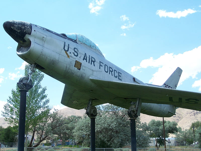 US Air Force Plane, Winnemucca, Nevada, Airplanes, Military, Memorials, Air Force, HD wallpaper