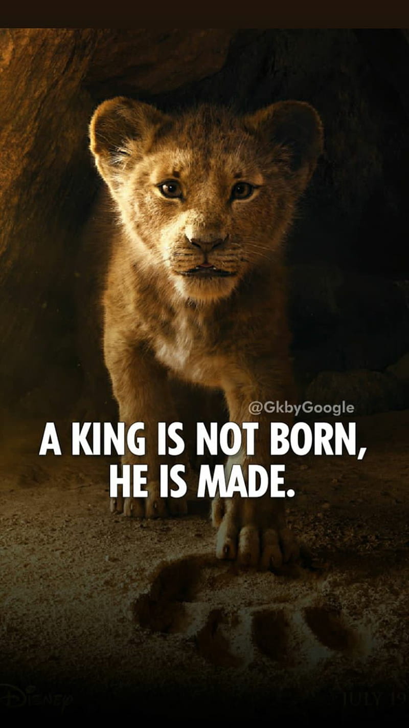LionKing, lion, motivation, quotes, saying, HD phone wallpaper | Peakpx