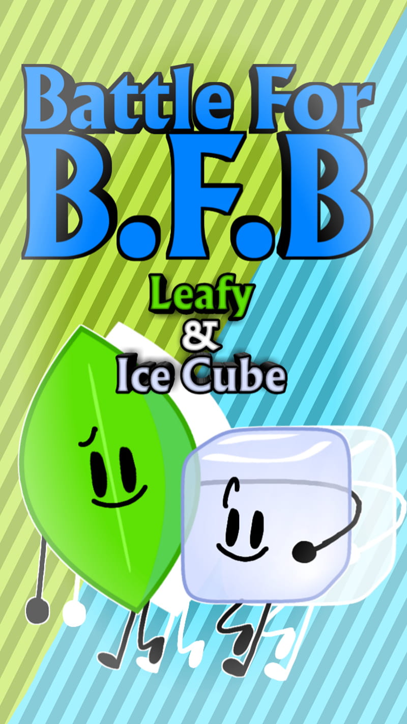 Leafy And Ice Cube, bfb, bfdi, bfdia, idfb, HD phone wallpaper