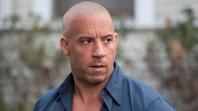Vin Diesel With Blue Shirt Fast And Furious 6, HD wallpaper