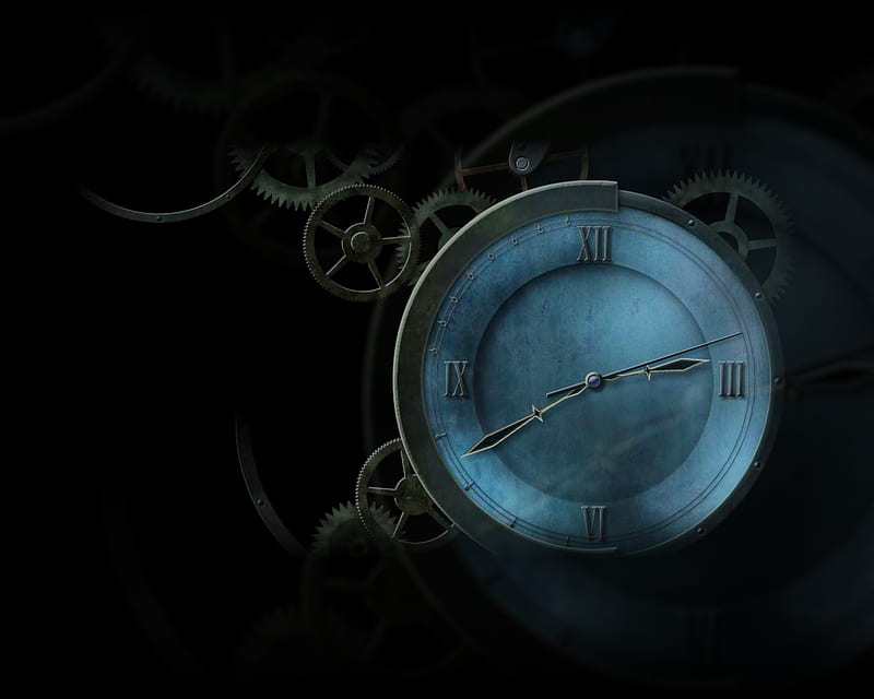 countdown, cg, time, borrowed time, clock, abstract, HD wallpaper