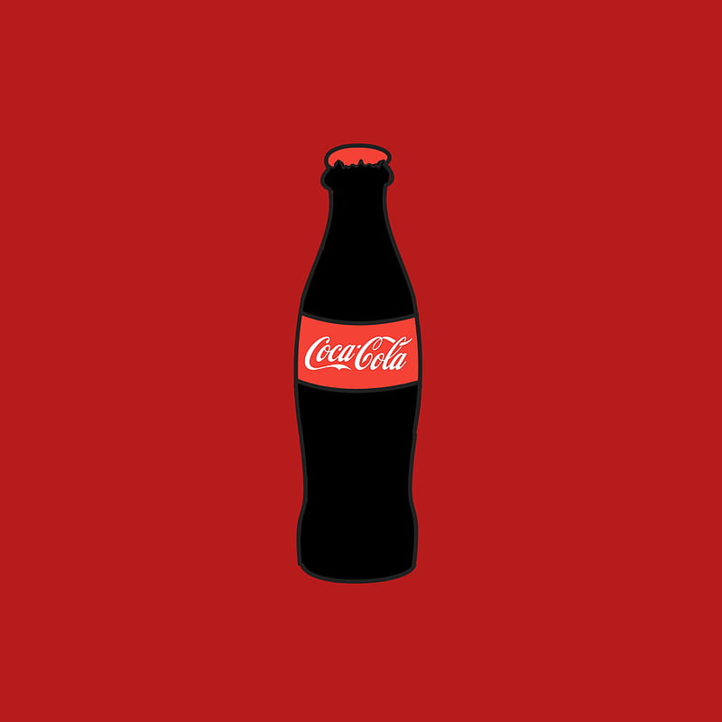 Coca cola, background, foot, red draw, HD phone wallpaper | Peakpx