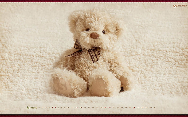 Woobie-January 2013 calendar themes, HD wallpaper