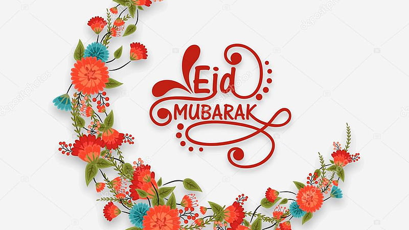 Eid Mubarak In White Background Eid Mubarak, HD wallpaper