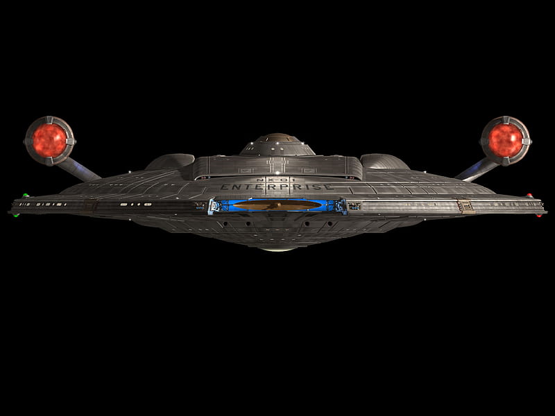 NX-01 Enterprise, star trek, enterprise, nx-01, front view, HD wallpaper